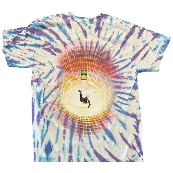 Cactus Jack by Travis Scott Flame Tee 'Tie Dye'–Astroworld Fest Astrofest 2021 - Picture 5 of 7